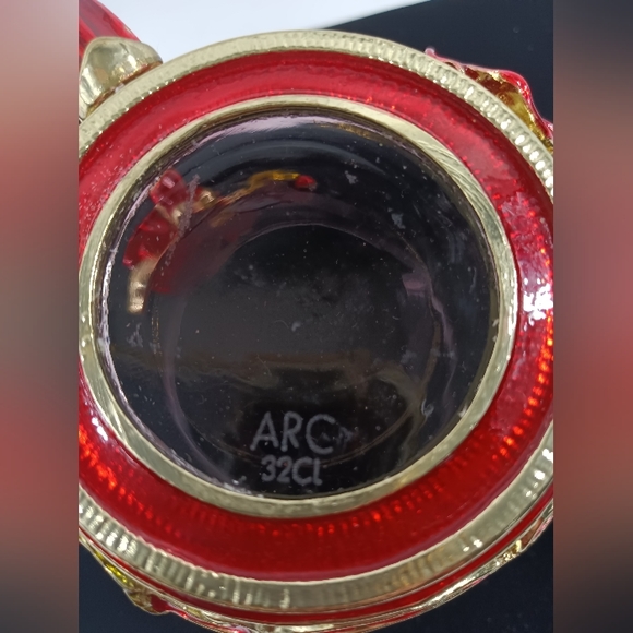 Butterfly Rose Enamel Glass Mug With Spoon Set Valentine's Day - Picture 8 of 15